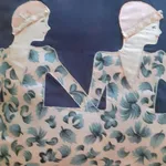 almofada patch work vintage 2