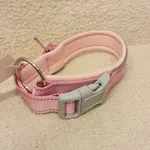 Coleira Rosa c/local para localizador - Nova 3