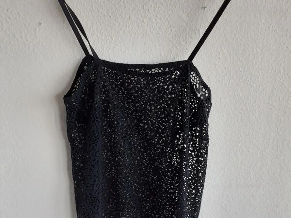 Blazer e top de renda