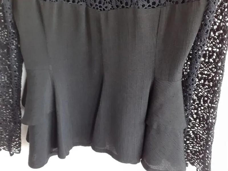 Blazer e top de renda