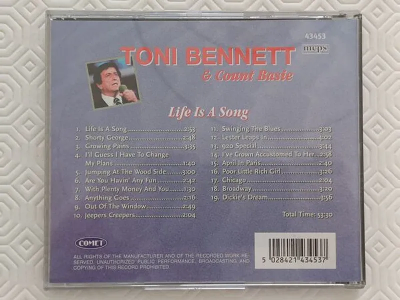 CD – Tony Bennett – Life Is A Song 