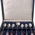 Colheres em Prata em Estojo 5