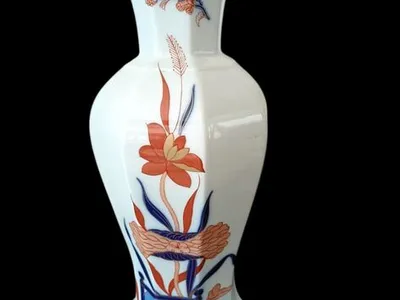 Jarra Vista Alegre Imari Ouro 