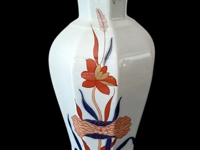 Jarra Vista Alegre Imari Ouro 