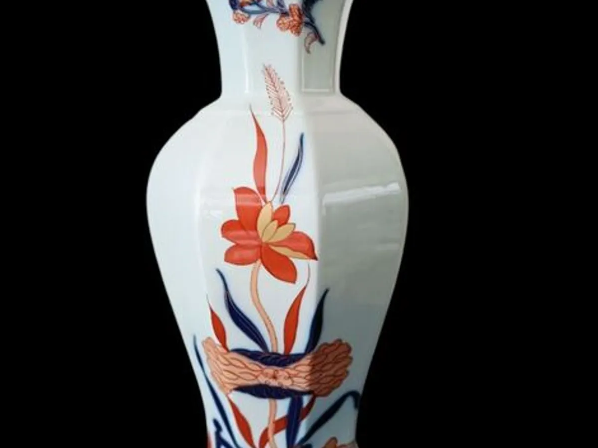 Jarra Vista Alegre Imari Ouro 