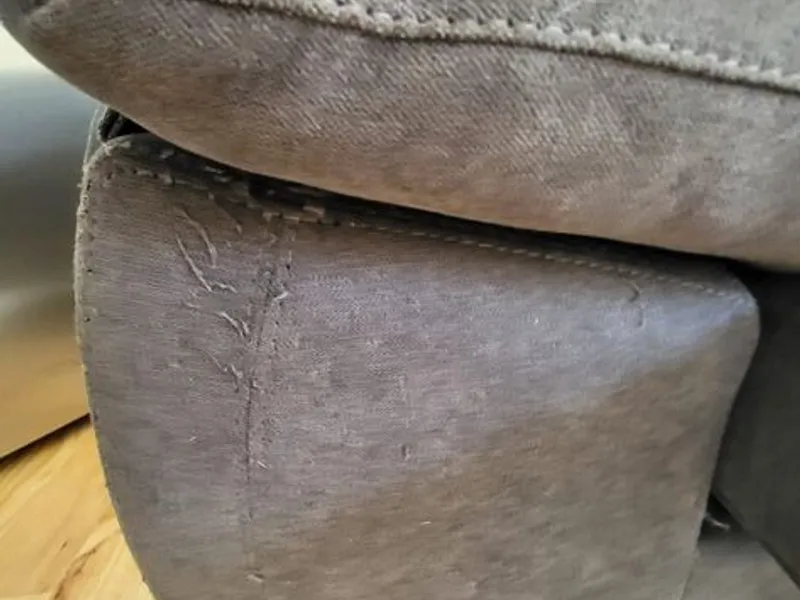 Sofá 275cm com chaise-longue de 160