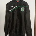 corta vento preto da puma com forro respirável  1