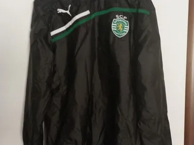 corta vento preto da puma com forro respirável 