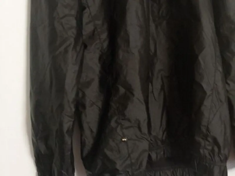 corta vento preto da puma com forro respirável 