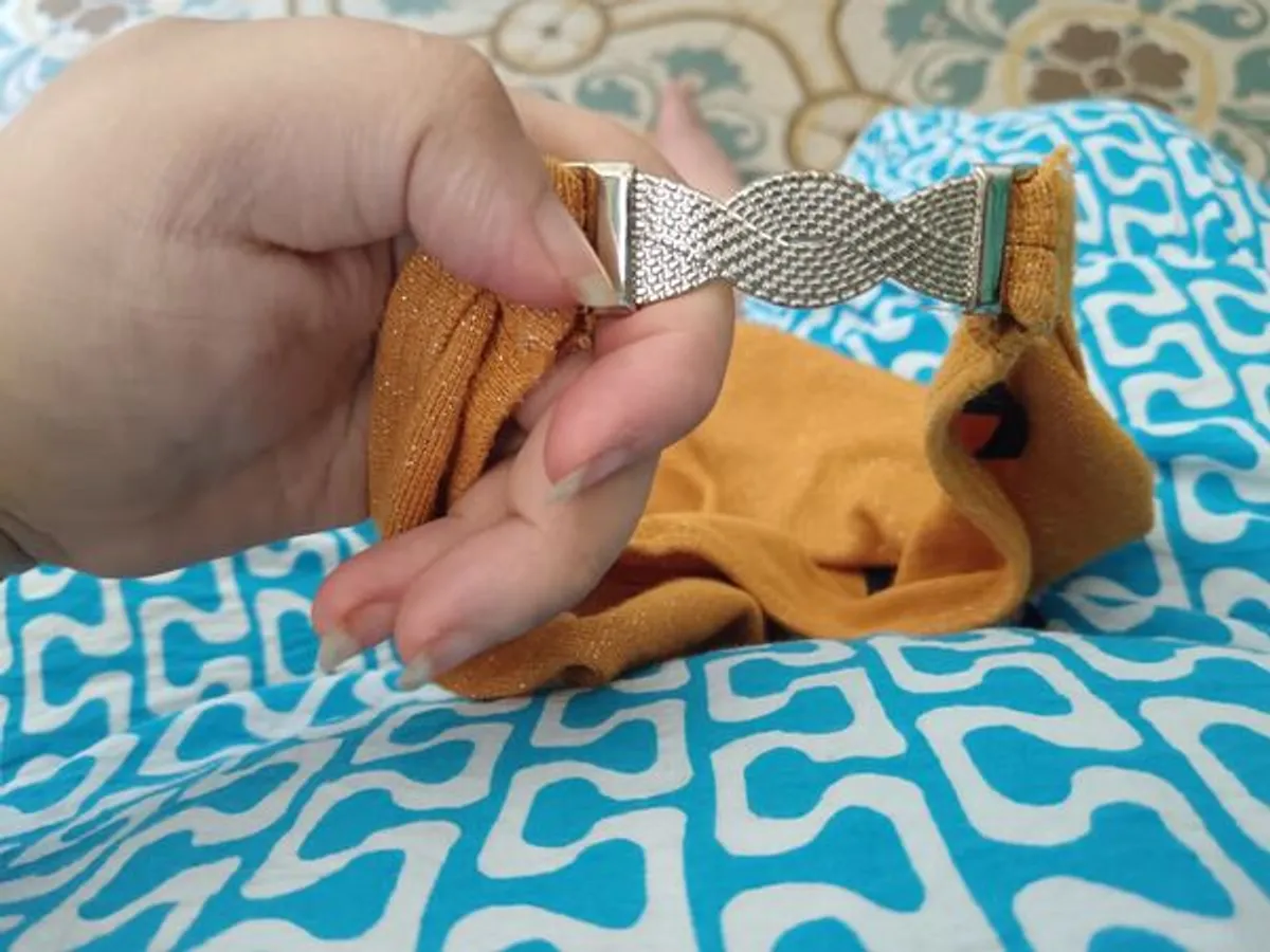 Blusa regata da marca MORGAN, cor laranja mostarda