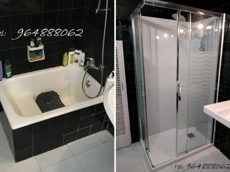 Executamos Substituição Banheira por Duche