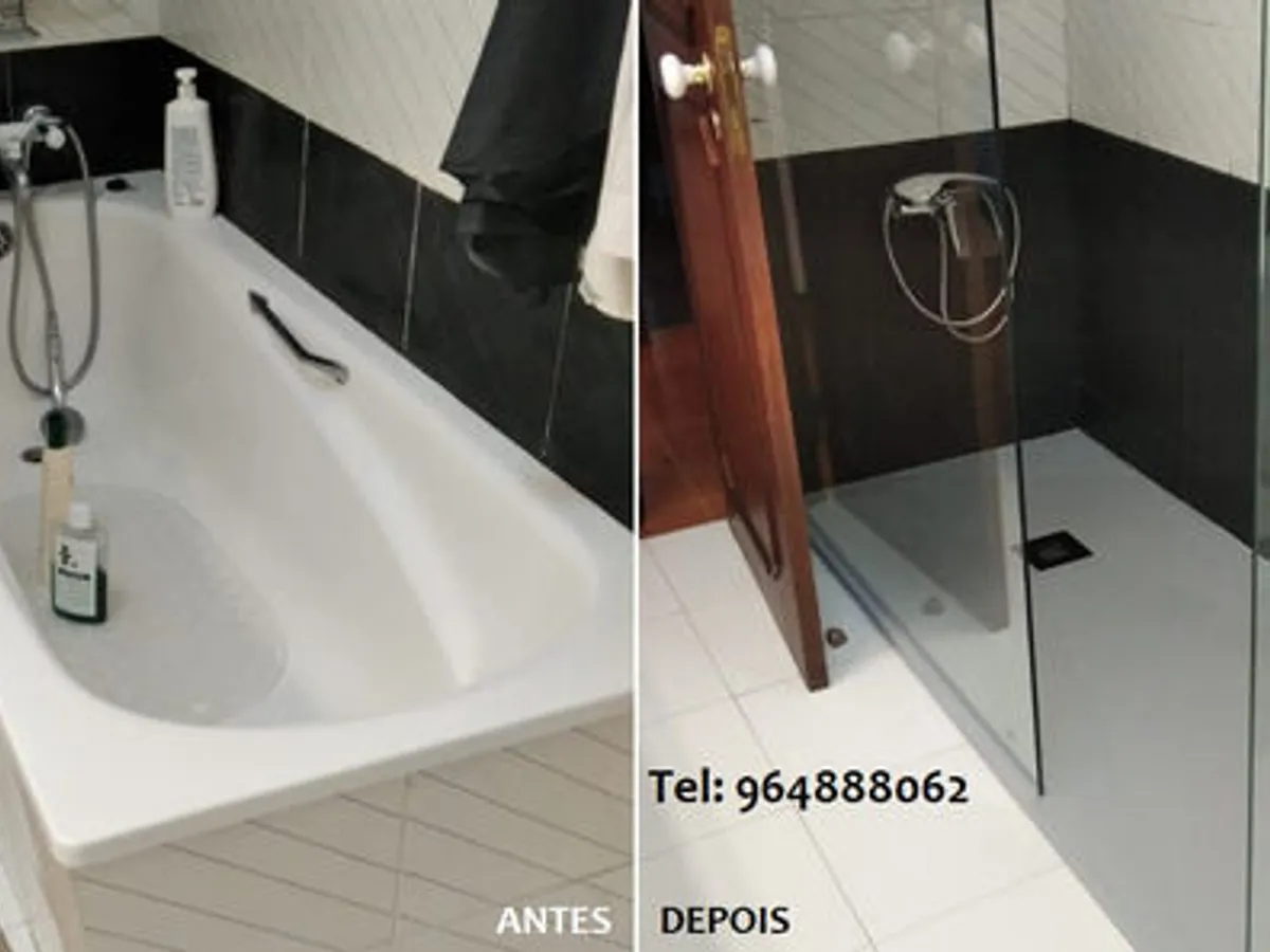 Executamos Substituição Banheira por Duche