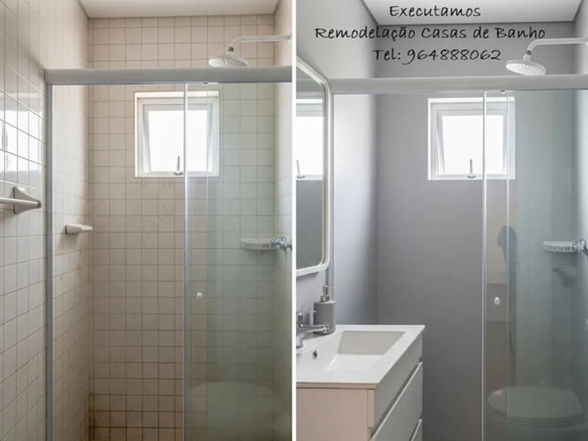 Executamos Remodelações Casas de Banho e Wc