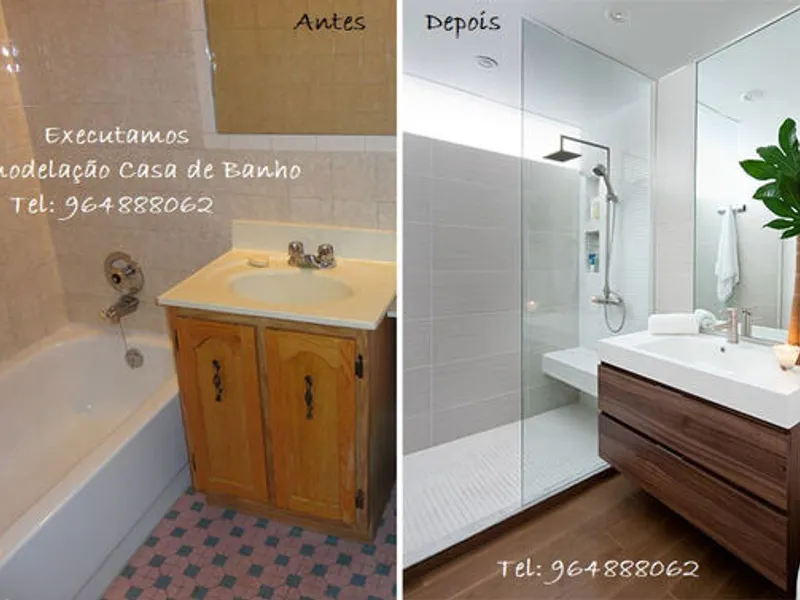 Executamos Remodelações Casas de Banho e Wc