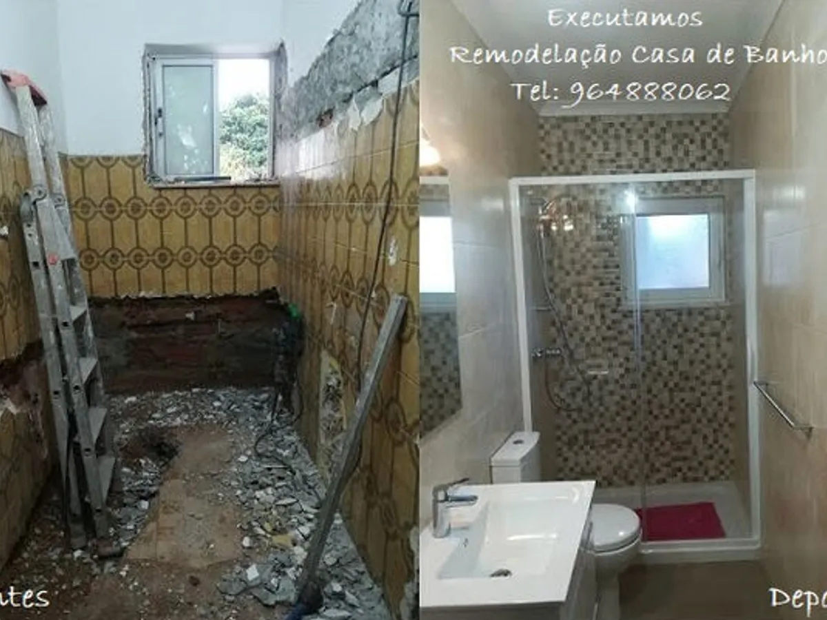 Executamos Remodelações Casas de Banho e Wc