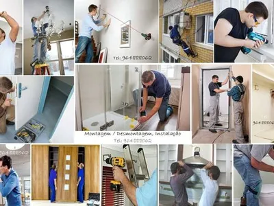 MONTAGEM móveis, aparelhos, equipamentos, ..