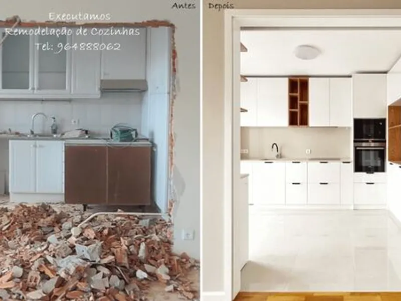 Executamos Remodelação de Cozinhas.