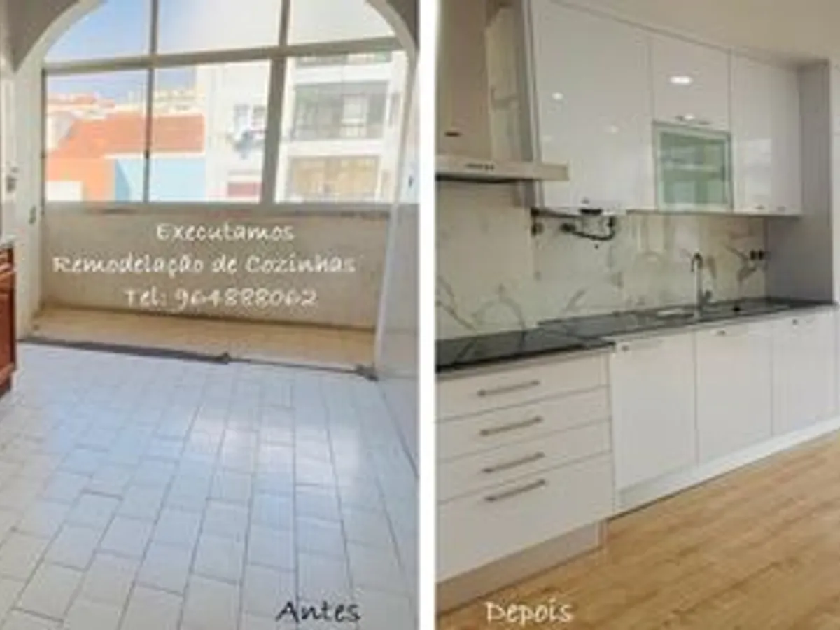 Executamos Remodelação de Cozinhas.
