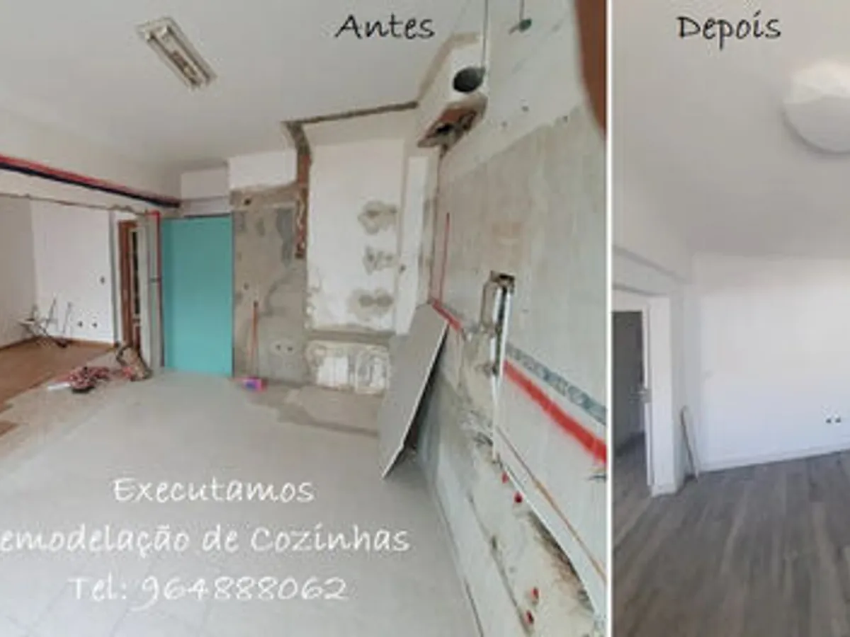 Executamos Remodelação de Cozinhas.