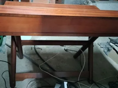 Conjunto Completo de Móveis de Madeira Maciça – Novo