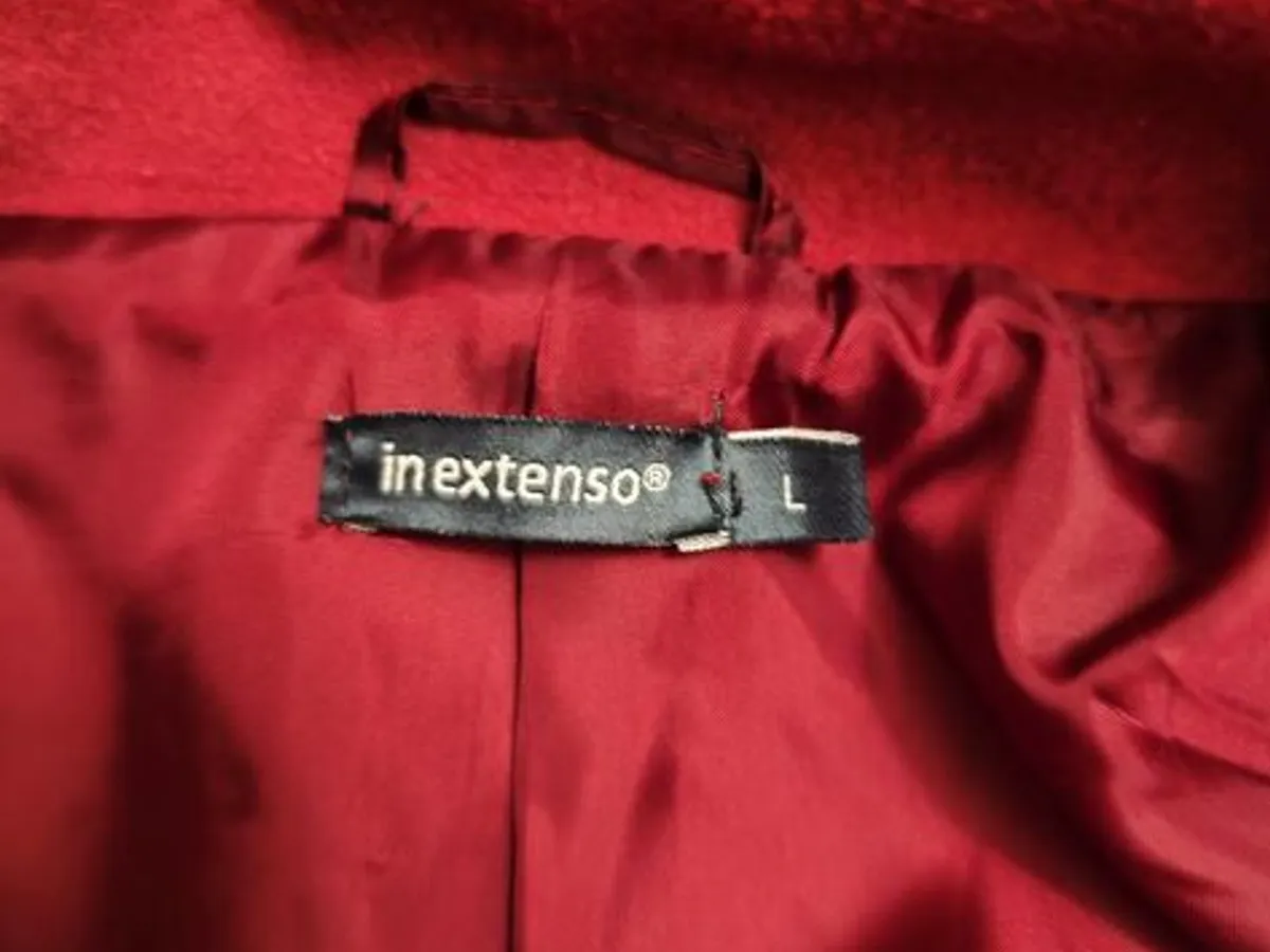Casaco 3 quartos de Senhora, vermelho escuro da In Extenso 