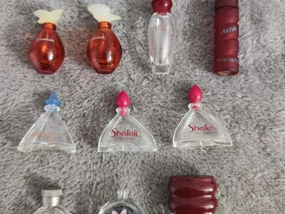 Miniaturas vazias de perfumes da Yves Rocher e out