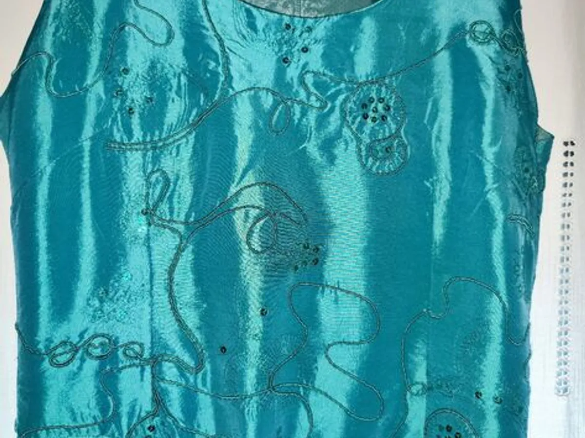 Lindíssimo Vestido de festa/cerimônia, verde água 