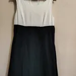 Elegante Vestido Cerimônia/trabalho, branco e preto da Trucco  1