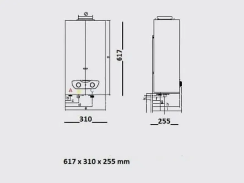 Esquentador à gás 11L Ariston- NOVO COM GARANTIA