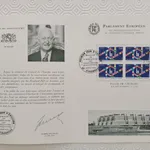 Documento comemorativo das primeiras eleições euro 3