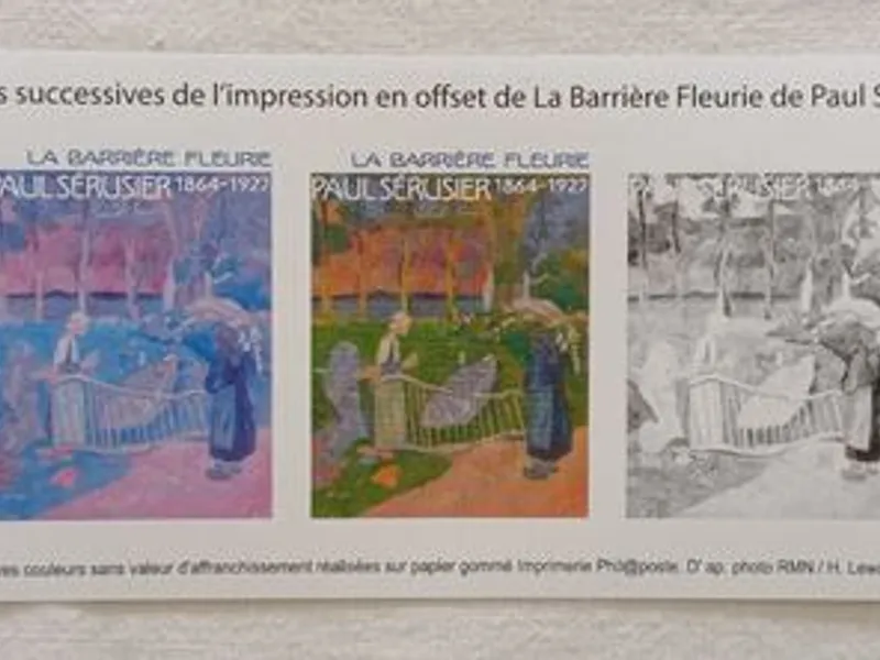 10 Provas de cor de selos franceses