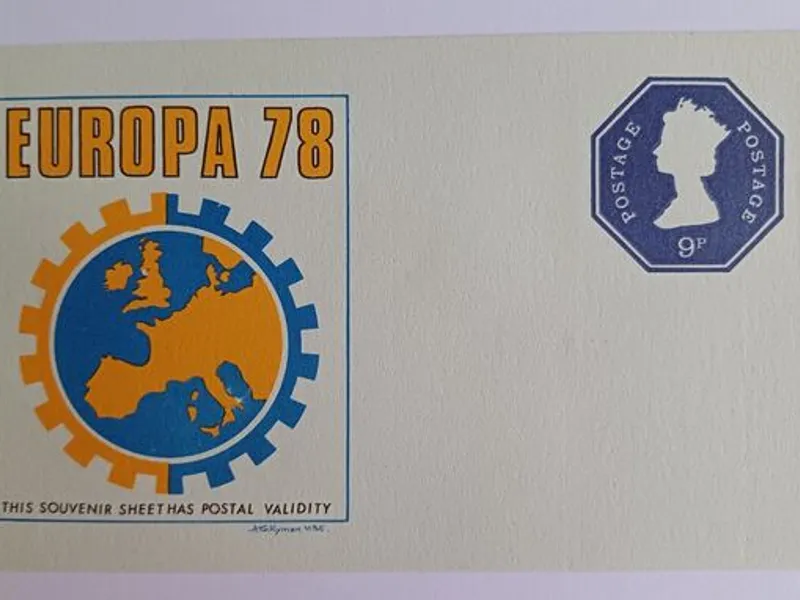 Filatelia - 2 Inteiros postal da Grã-Bretanha, de 