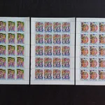 Filatelia - Vaticano - 3 Folhas novas, 1100 Aniver 1