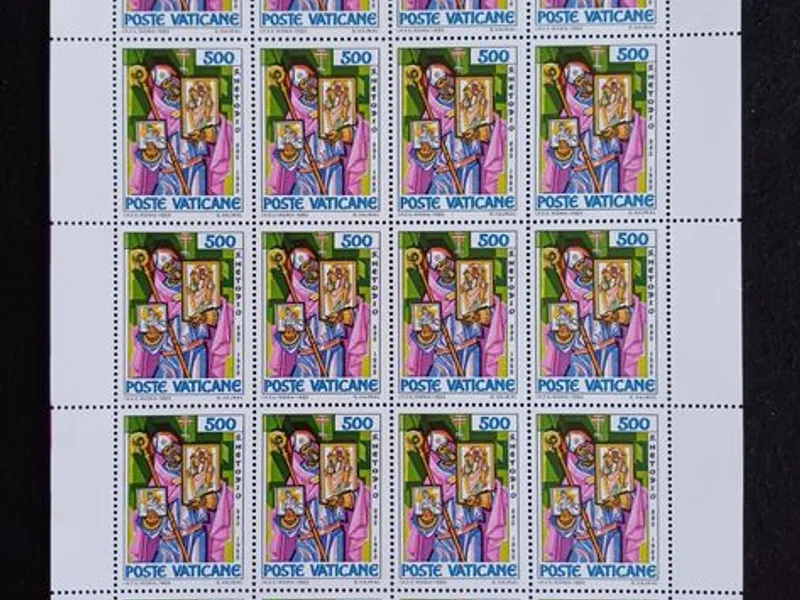 Filatelia - Vaticano - 3 Folhas novas, 1100 Aniver