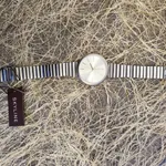 Relógio de pulso feminino prateado em aço Skyline  5