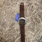 Relógio de pulso masculino castanho em pele da Skyline  7