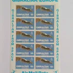 Filatelia - Gibraltar – Mini folha e selo – Gibral 2