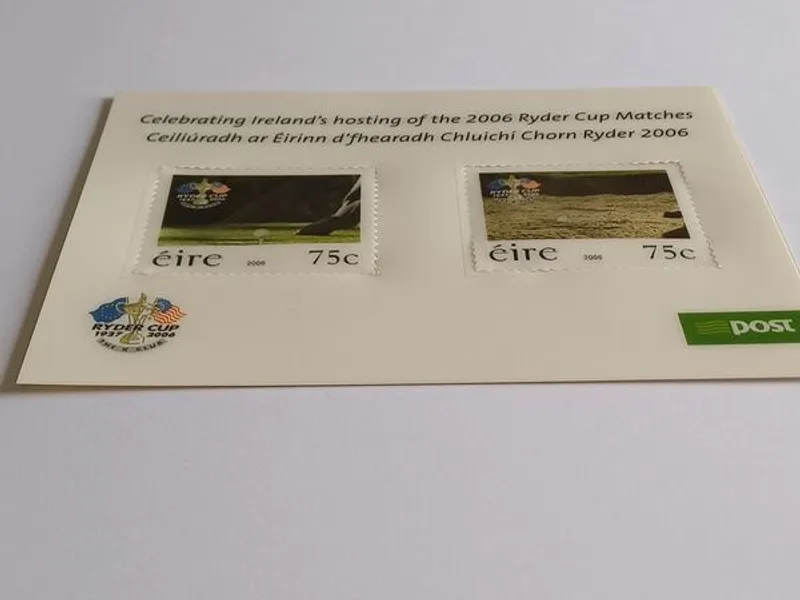 Irlanda Folha lenticular efeito 3D Ryder Cup 2006