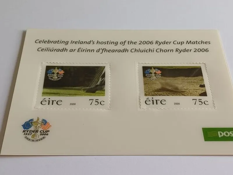 Irlanda Folha lenticular efeito 3D Ryder Cup 2006