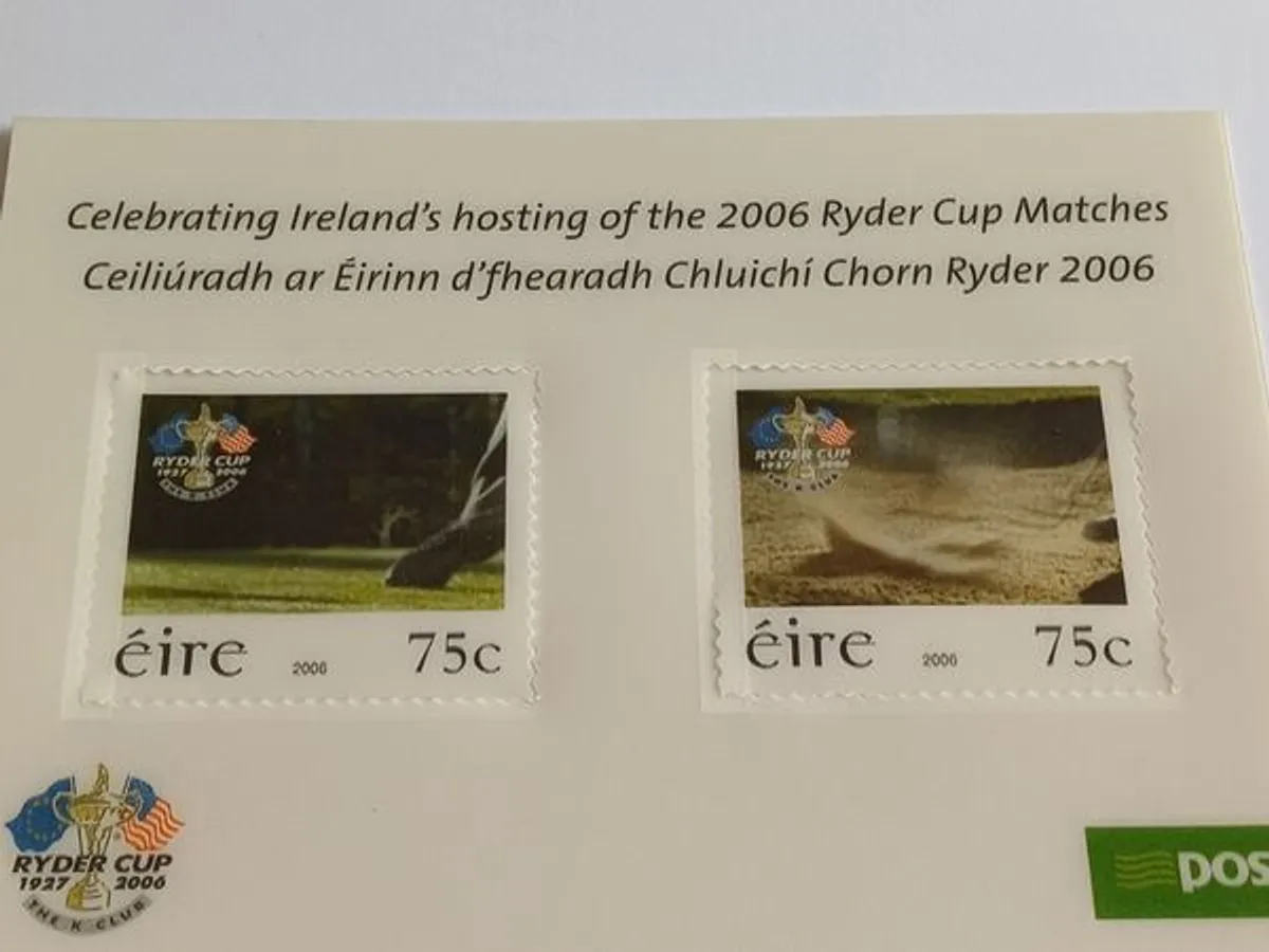 Irlanda Folha lenticular efeito 3D Ryder Cup 2006