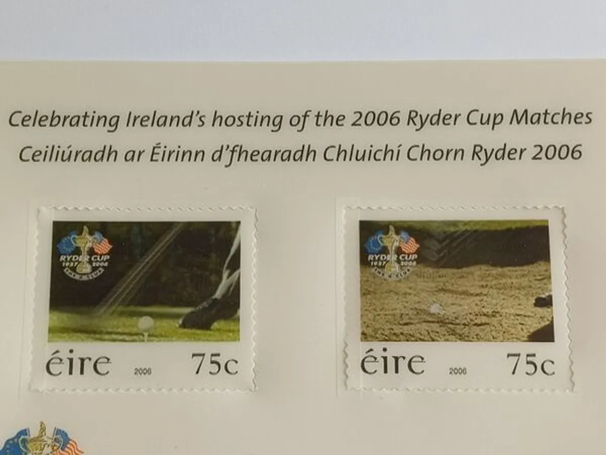 Irlanda Folha lenticular efeito 3D Ryder Cup 2006