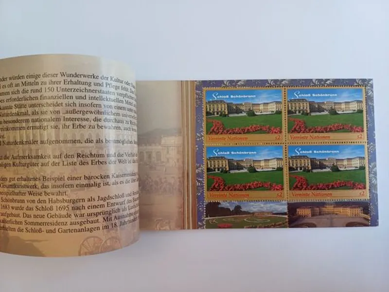 Carteira ONU-Viana Palácio de Schonbrun - 1998