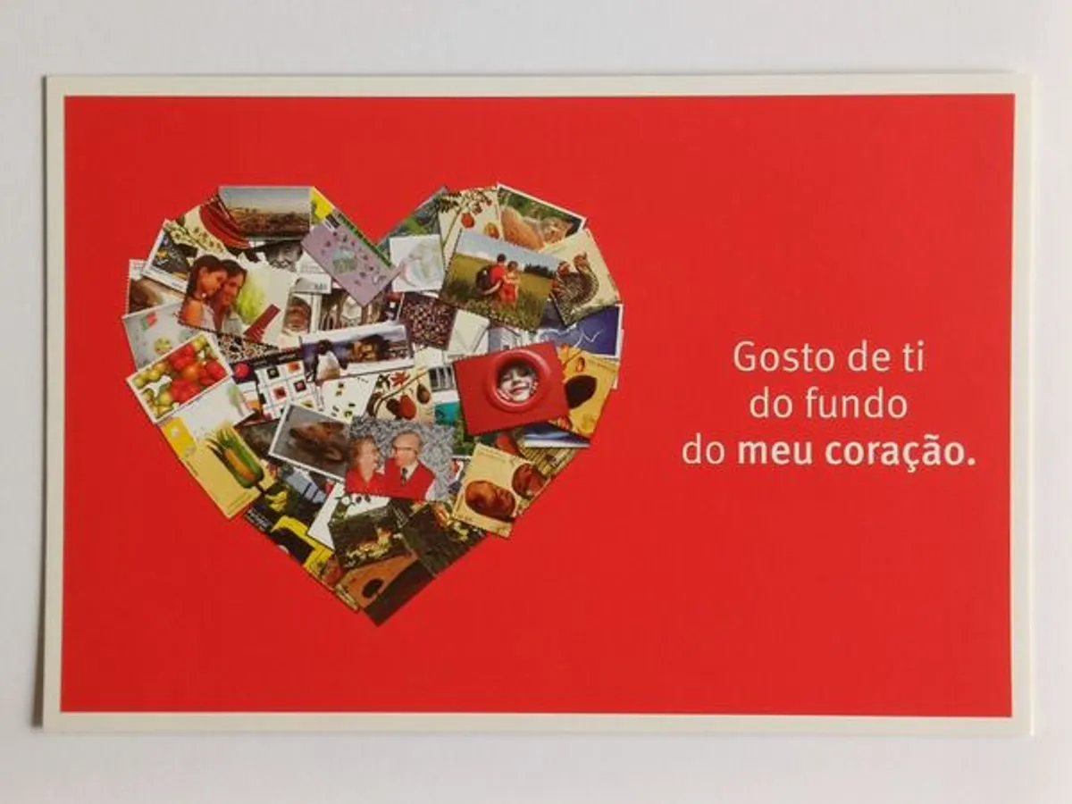 Postal CTT “Estás para sempre no meu coração 2008