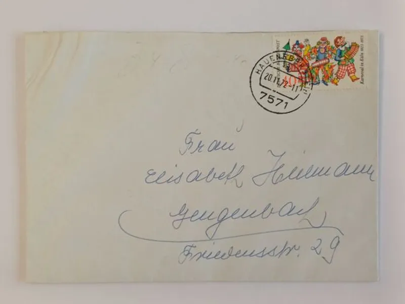 21 envelopes circulados alemães