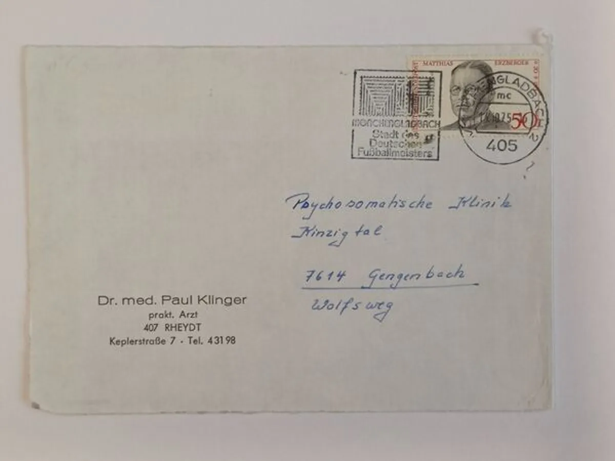 21 envelopes circulados alemães