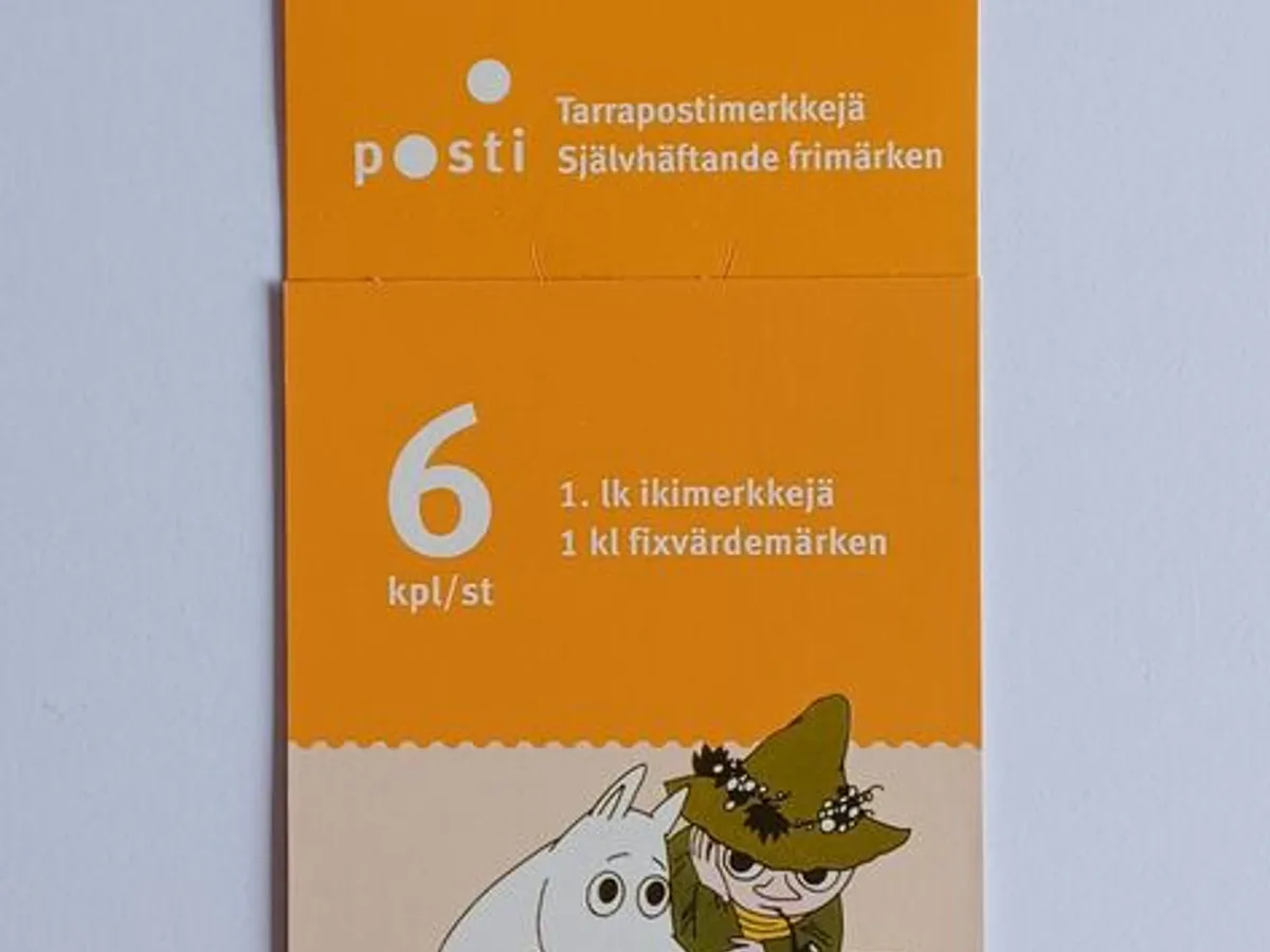 Filatelia Finlândia – Carteira Moomins 2007