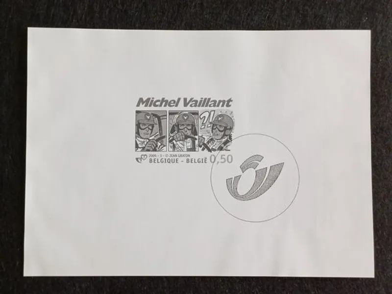 Prova preto e branco do selo Michel Vaillant, 2005