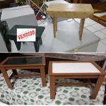 3 peças em madeira 3