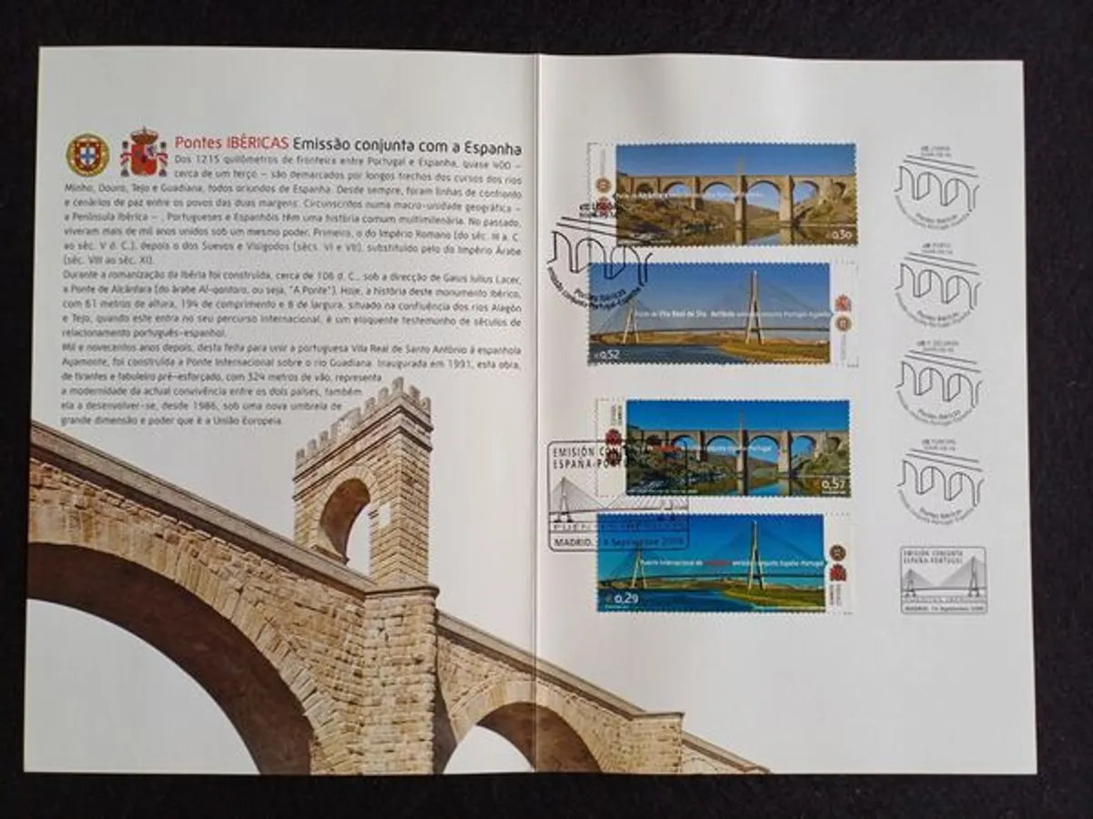 FDC Espanha Adesão Portugal e Espanha CEE 