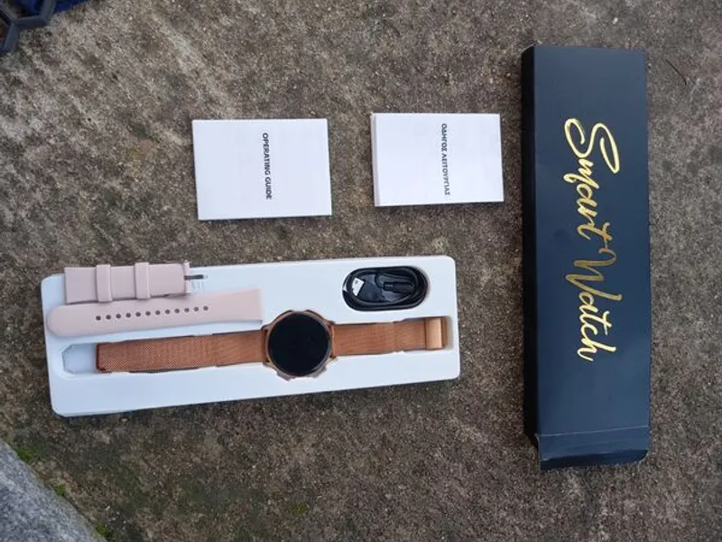 Smartwatch Modelo G35 Dourado 